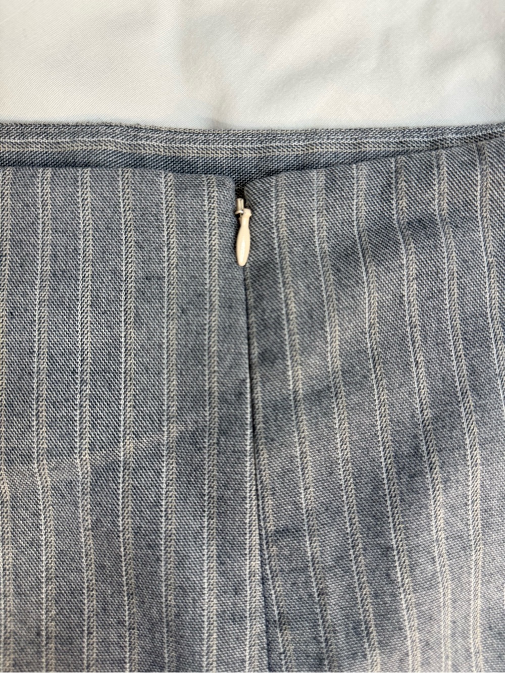 Worthington Gray Pinstripe Pencil Skirt - Picture 9 of 10